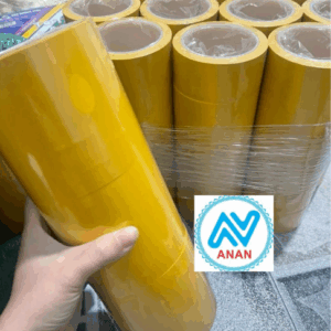 Băng keo dán sàn, dán nền màu vàng 10cmx33m