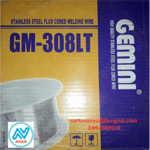 Dây hàn Inox có lõi thuốc 1.2mm GEMINI GM-308LT (12.5 Kg/hộp)
