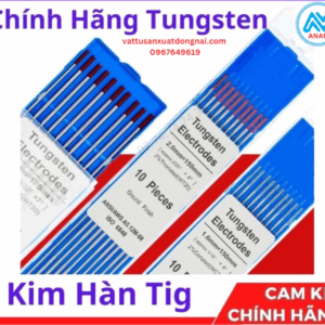 Kim hàn TIG-Điện cực TUNGSTEN-1.6-2.0-2.4mm (đầu đỏ) (10 cây/hộp)