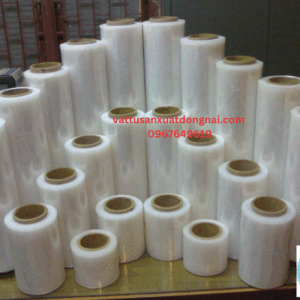 Màng PE cuốn máy móc, hàng hoá 2.8kg/ống