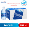 Thùng 24 chai nước tinh khiết Aquafina 355ml