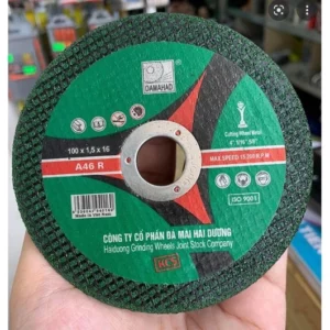 Đá cắt sắt D100x1.5x16 Hải Dương (xanh) 50v/lốc