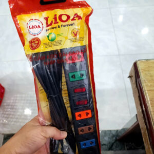 Ổ cắm tiêu chuẩn LIOA dài 5m 10A chính hãng | An toàn – Chất lượng cao – Giá tốt tại ANAN