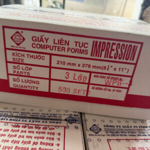 Giấy in vi tính liên sơn A4/A5 3 liên, 5 liên giá tốt