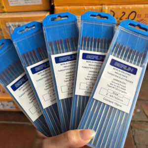 Kim Hàn TIG Vonfram WT20 Đầu Đỏ 1.6mm, 2.0mm, 2.4mm (10 Cây/Hộp) Chính Hãng Giá Tốt