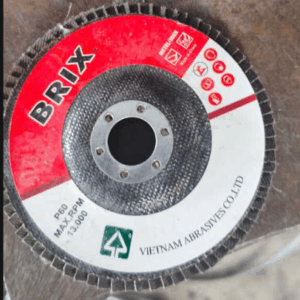 ĐĨA NHÁM XẾP BRIX 100MM P60 – TEM MÀU ĐỎ