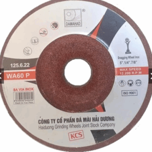 Đá Mài 125x6x22 Hải Dương (Đỏ – Chuyên Mài Inox)