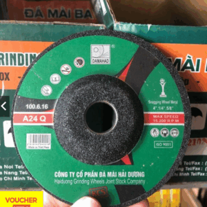 Đá Mài Bavia Hải Dương 100.6.16mm (Hộp 25 Viên) đen