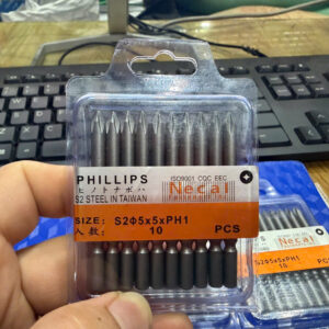 Mũi Vặn Vít Bake Chuôi Cánh Bướm S2 Phi 5 x PH1 Dài 60mm Giá Sỉ Tốt